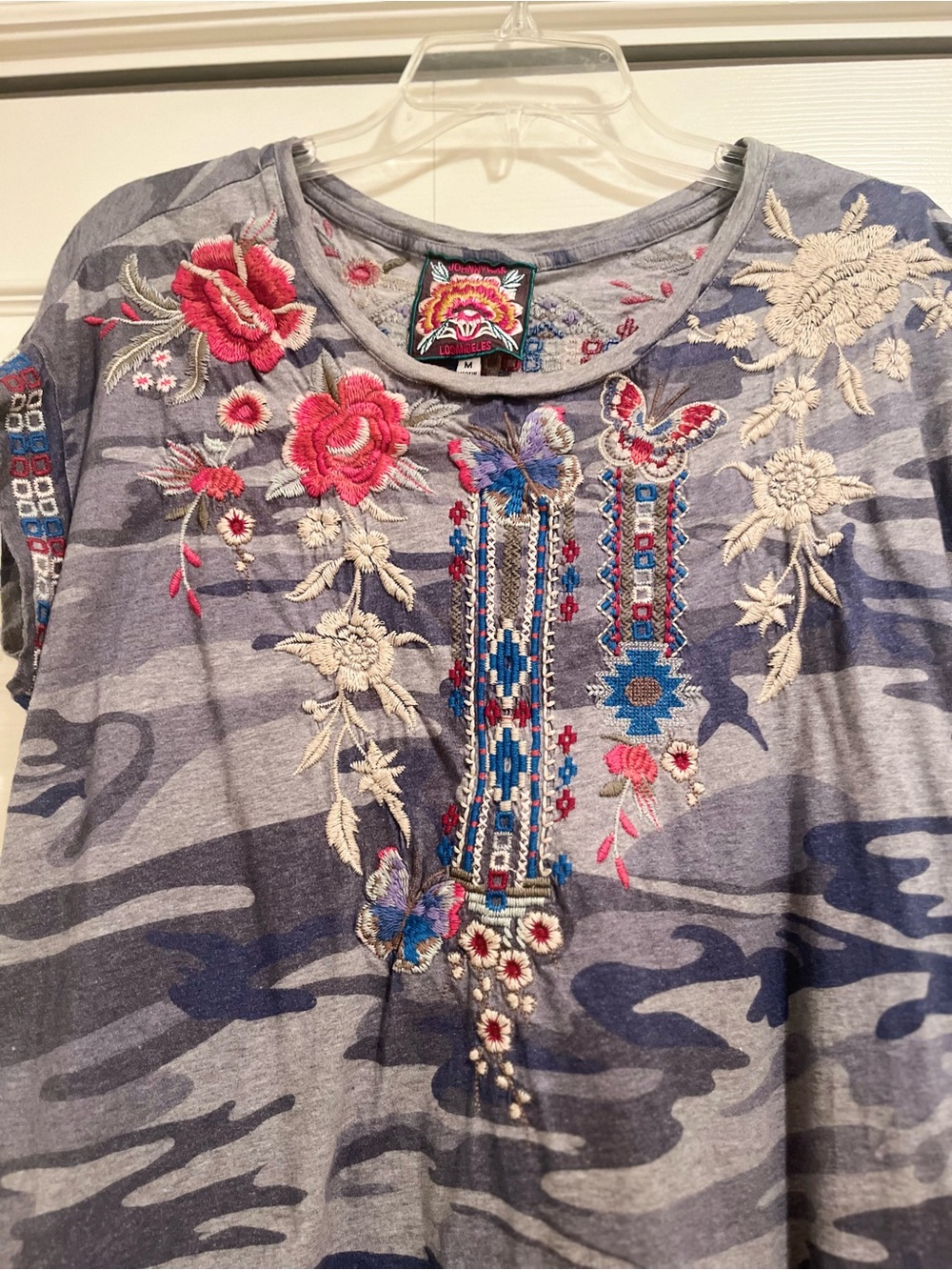 Johnny Was Floral Embroidered Summer Top, size M - Picture 2 of 7